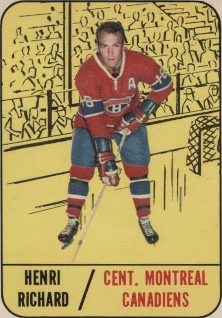 1967-68 Topps - Henri Richard #72 - 1 of 1