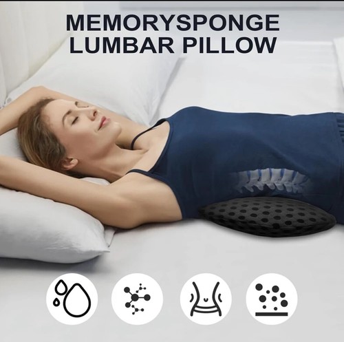 Lumbar Support Pillow for Office Chair, Car Lumbar Pillow Lower Back Pain Relief - Picture 3 of 10