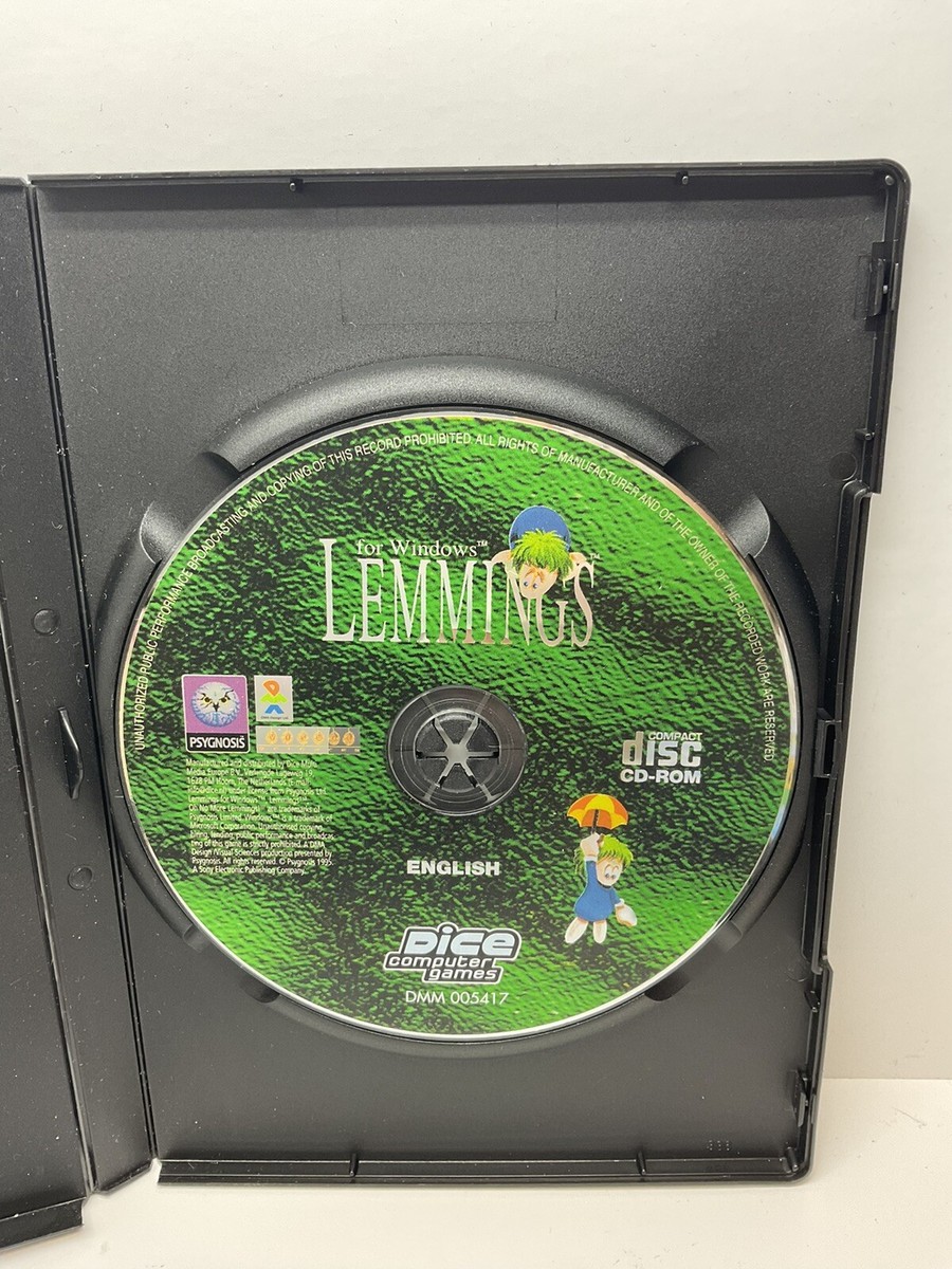 Vintage Lemmings Triple Pack: Lemmings, 3D & Paintball. Not