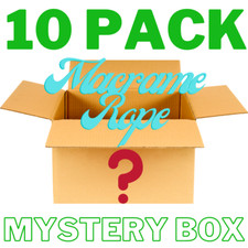 100 Natural Macrame Cotton Rope   Fun Mystery 10 Pack   2mm, 3mm, 4mm, or 5mm