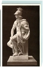 S04-4266, MILITARY COURAGE, BY DUBOIS, ART INSTITUTE OF CHICAGO, POSTCARD