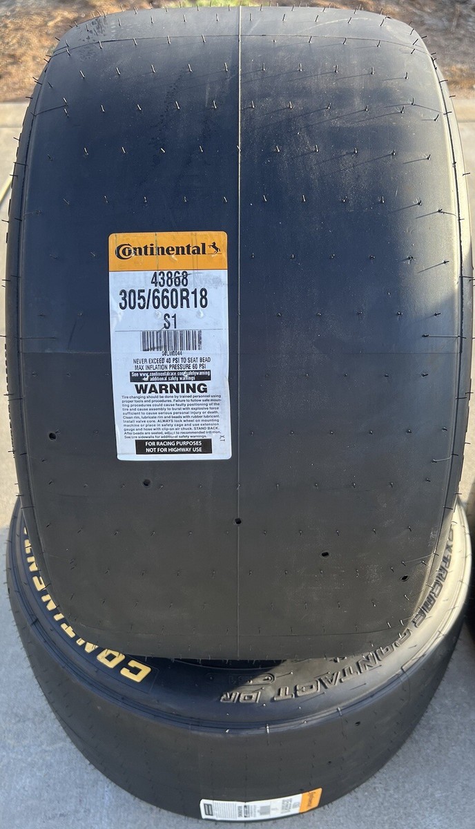 2 NEW 305/660R18 305/660-18 Continental ExtremeContact DR Road