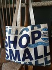 Small Business Canvas Bag - White and Blue - New! - Great for Grocery and Shop! — photo 3