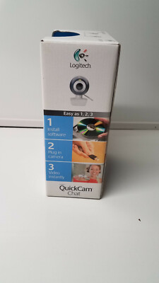 Logitech Quick Cam Chat Video Camera  Web CAM w/ Bonus Headset 