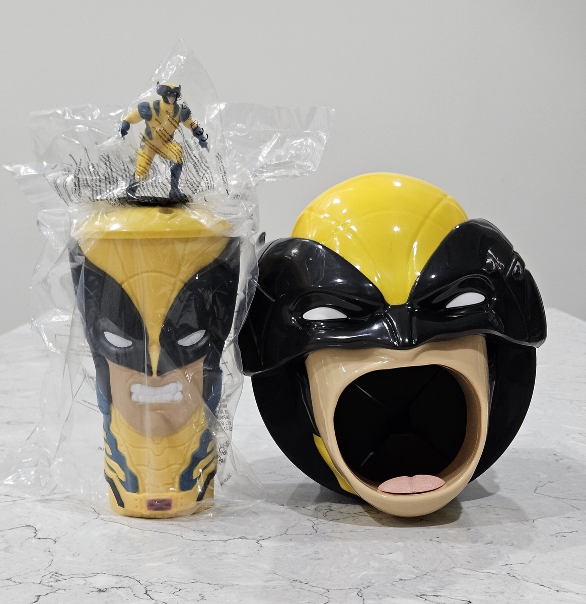 マーベル ウルヴァリン ポップコーンバケット Wolverine Marvel Wolverine Popcorn Bucket and Cup Set w/ Topper AMC Exclusive