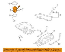 FORD OEM 2006 Fusion Fuel System Components-Fuel Pump Assy 6E5Z9H307G