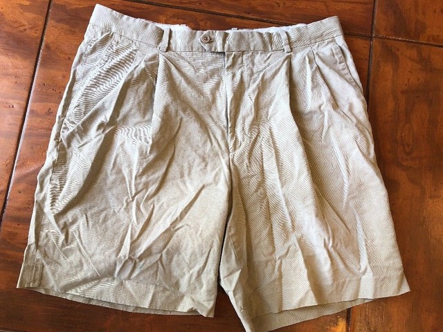 Fairway & Green 38W PLAYERS SHORTS Color Khaki Golf Shorts | eBay