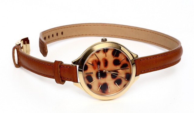 Michael Kors Slim Runway Cheetah Wrap 