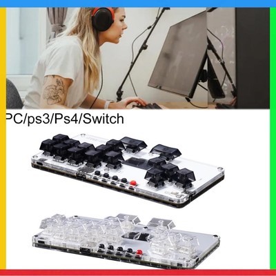 Arcade Hitbox Controller Hebelloser Arcade Stick Controller für Switch/PS3/PS4/P