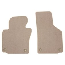 Velours Fußmatten für Seat Leon II Bj. 2005 - 2009 Automatten PREM VORNE BEIGE