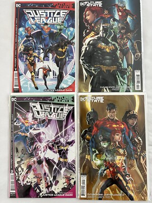 DC Comics Future State Justice League #1 & #2 Complete Set + Variant Covers NM