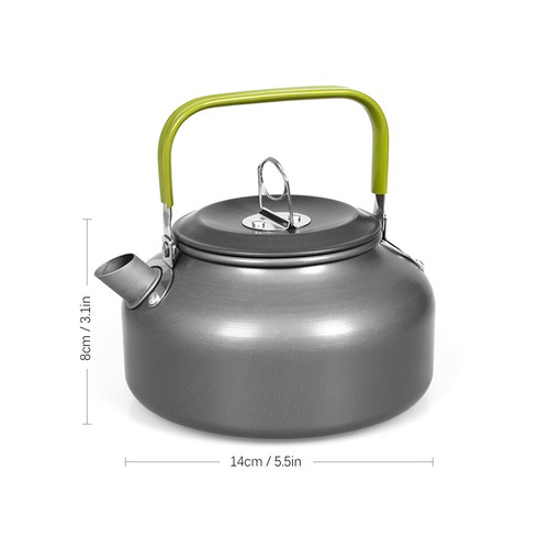 0.8L/1.2L/1.8L Outdoor Camping Kettle Camping Cookware for Outdoor Camping L7B2 - Picture 2 of 11