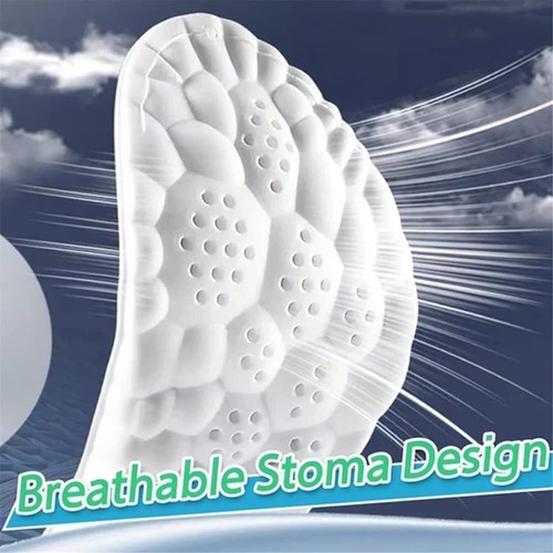 Comfort Casual Shock-Absorbing Starter Constant Temperature 4D U-Shape Insoles - Picture 2 of 15