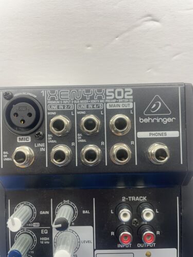 Behringer XENYX 502 Premium Analog 5-Channel Mixer - Picture 3 of 4