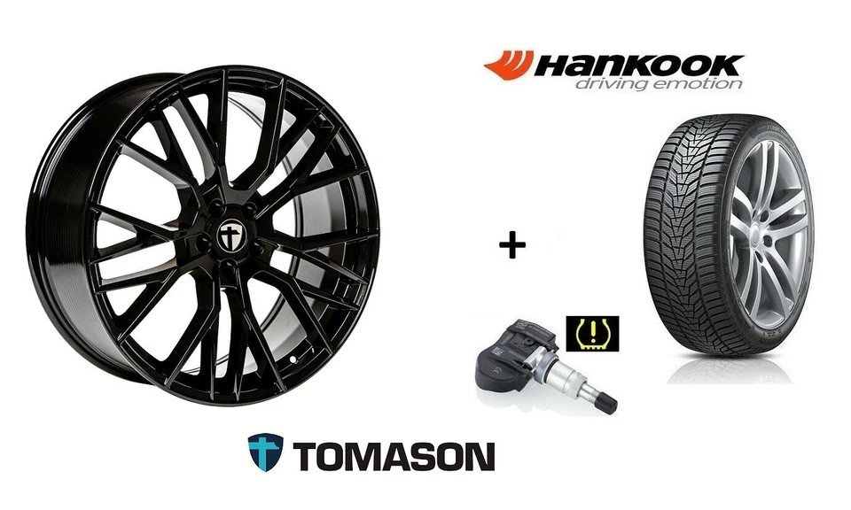 Winterräder Tesla Model Y 20 Zoll 4x Tomason Hankook Reifen 255/40R20 + BLE RDKS - Bild 2 von 3