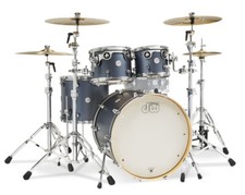 DW Design Series 4pc Drum Set  - Blue Slate -...