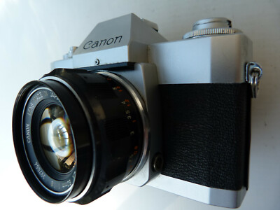 VINTAGE Canon Auto EX QL 35mm SLR Film Camera,CANON EX 50/1.8 lens