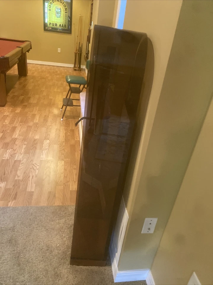 Reloj Abuelo Moderno Mediados de Siglo Howard Miller Foto 2 de 4