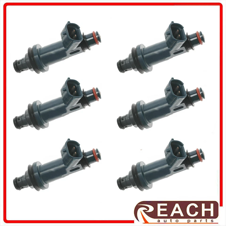 For 1998-2003 Toyota Sienna 98-04 Avalon Lexus RX300 3.0L 6pcs Fuel Injector - Изображение 2 из 4