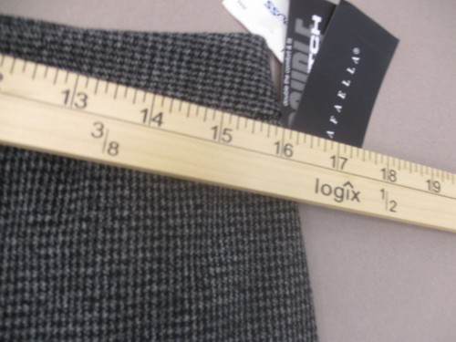 NWT Rafaella Size 10 Womens Gray Zip Fly Pockets Low Rise Knit Dress Pants 156 - Picture 3 of 9