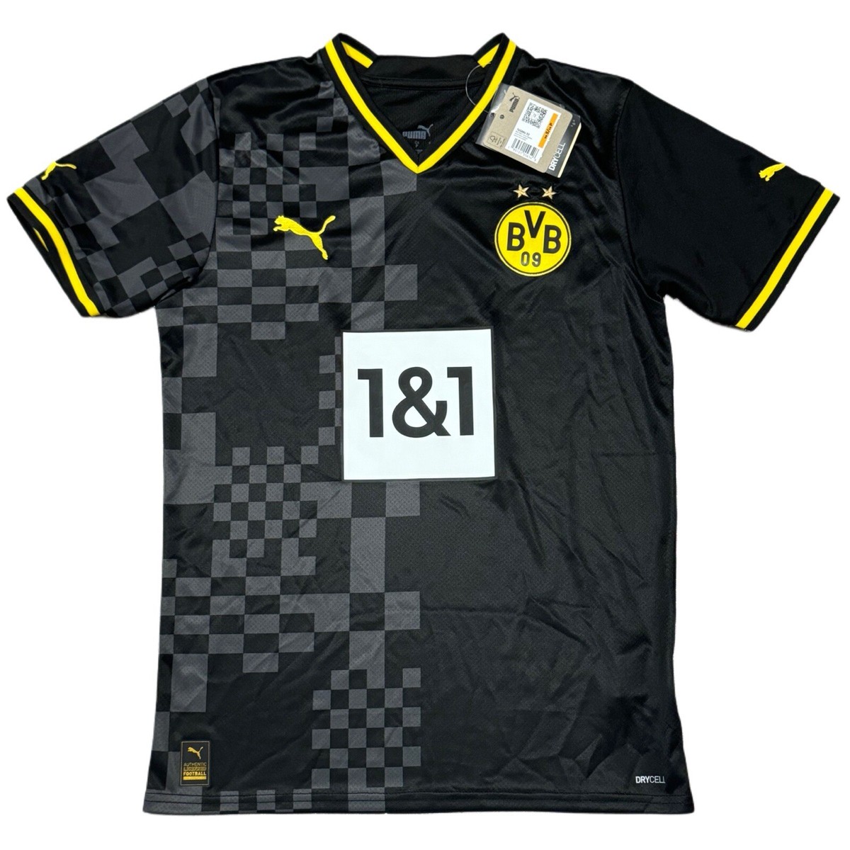 2022/23 Dortmund Away Jersey #22 Bellingham Small Puma Soccer