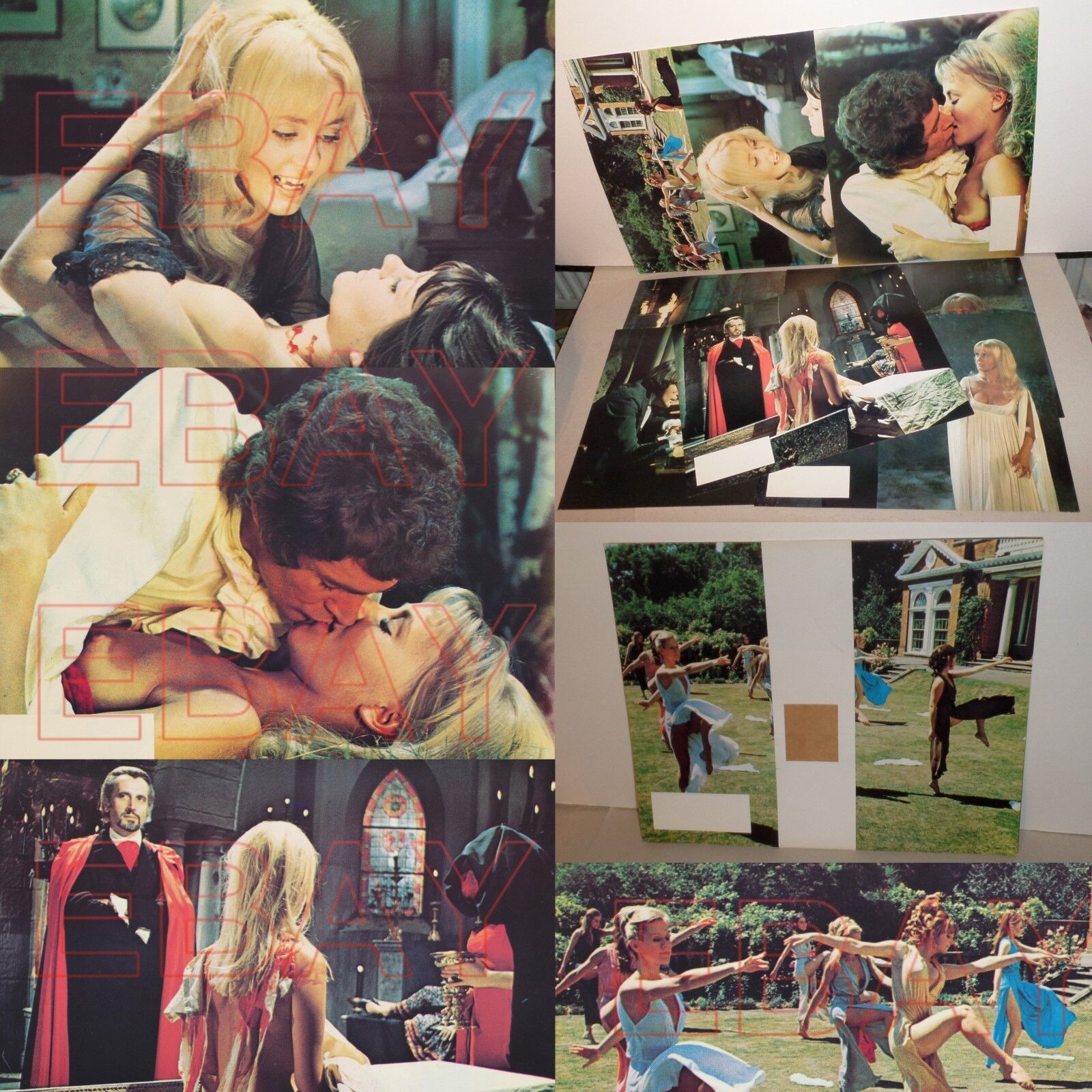 1971 LUST FOR A VAMPIRE Lobby set HAMMER STENS horror Challenge the lowest price YUTTE wholesale card