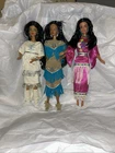 3 VINTAGE MATTEL BARBIE NATIVE AMERICAN INDIAN NORTHWEST COAST DOLL lot
