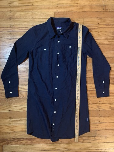 Damen Sunset Valley dunkelblau Patagonia Shirtkleid Small neu mit Etikett - Bild 6 von 13