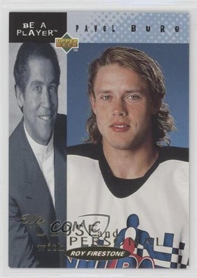 1994-95 Be a Player Up Close and Personal with Roy Firestone Pavel Bure HOF qp4