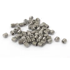 50x hex bolt screw cap headless stainless steel point M3x3mm