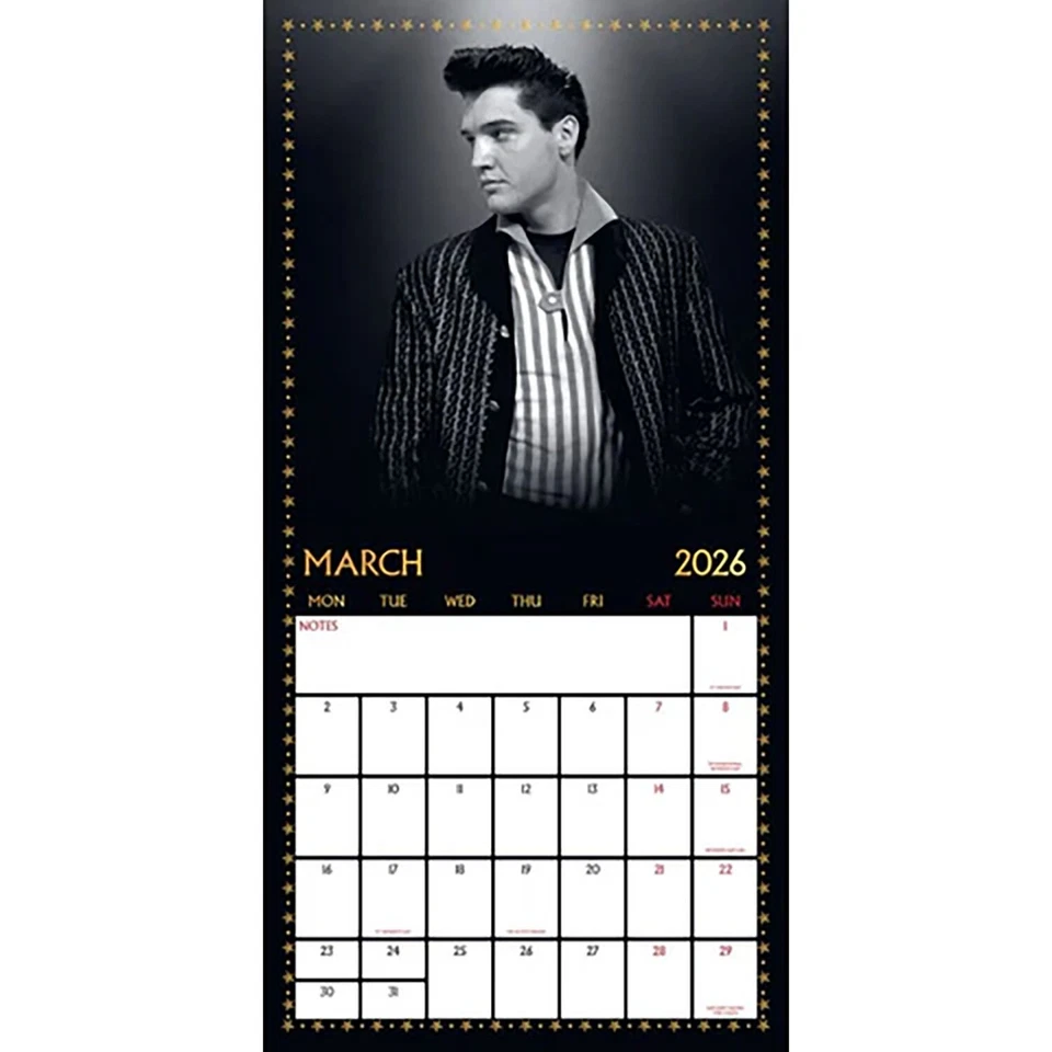 2026 Calendar Elvis Official Square Wall, Danilo D73951 - image 2 of 4