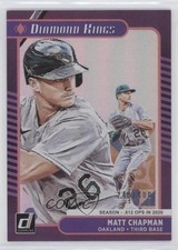2021 Panini Donruss Diamond Kings Season Stat Line 240/400 Matt Chapman #11 1u6