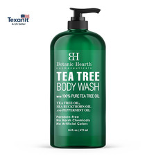 Tea Tree Body Wash -16 Fl Oz- All-Natural Antifungal  Odor-Control Shower Gel f