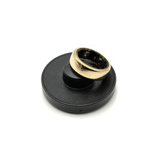 Oura Ring Gen 3 Horizon - Titanium - Size 10 - Gold - HEAVILY SCRATCHED