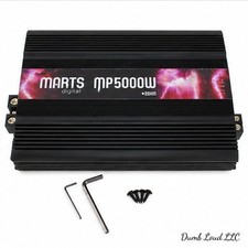 Marts Digital MP-5000.1 5000W 1 Ohm Stable Car Audio Mono Bass Amp