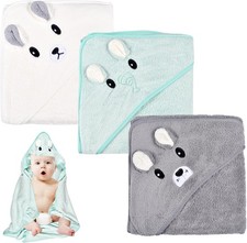 3pcs Baby Bath Towels Soft Hooded Baby Towel for Newborn, and Toddlers, Baby ...