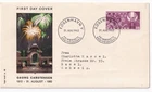 STAMP DENMARK "KOBENHAVN" "GEORG CARSTENSEN" 1962 FDC ENVELOPE