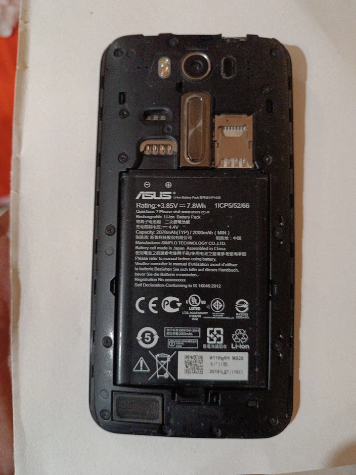  Asus Zenfone 2 laser Modello ZE500KL Non Funzionante. - Immagine 2 di 4