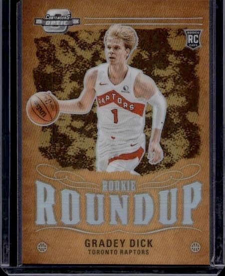 2023 Contenders Optic #19 Gradey Dick Rookie Roundup