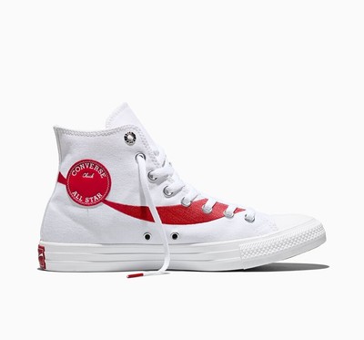 Converse Coca - Cola Chuck Taylor Schuhe in weiß und rot High-Top Sneaker