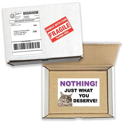Nothing Just What You Deserve Prank Mail Sent Anonymously!