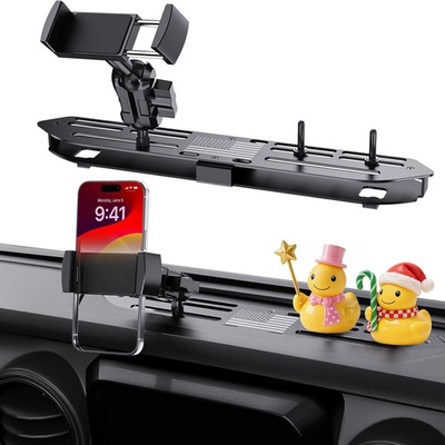 #ad Metal Phone Mount for Jeep Wrangler JL JLU Gladiator JT Dash Holder No Drill $87.48