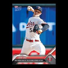 Sonny Gray - 2023 MLB Topps Now Card 67 - Print Run: 320 Minnesota Twins