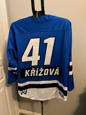 Denisa Krizova #41 Game Worn Jersey Minnesota Whitecaps 22-23 MeiGray PHF