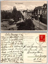 Karl Johansgate Oslo Norway Postcard