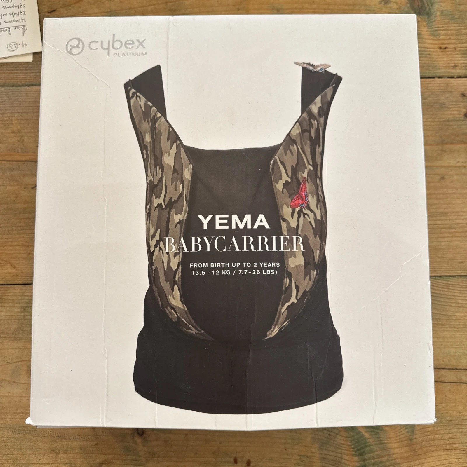 Cybex Platinum Yema Tie Baby Carrier camo color - free postage
Opens in a new window or tab