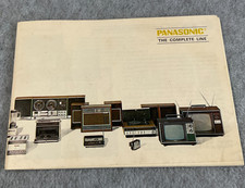 Vintage Booklet Panasonic The Complete Line 4 x 5.75" Printed Ad In Color 1970s
