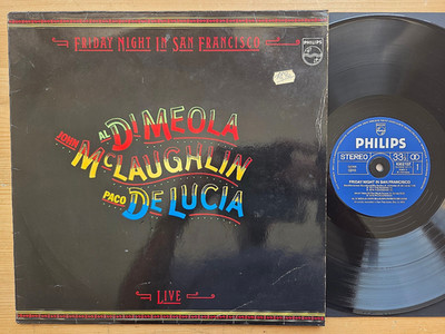 Al Di Meola Mc Laughlin Paco De Lucia - Friday Night LP D 1981 Zustand: VG+/VG-