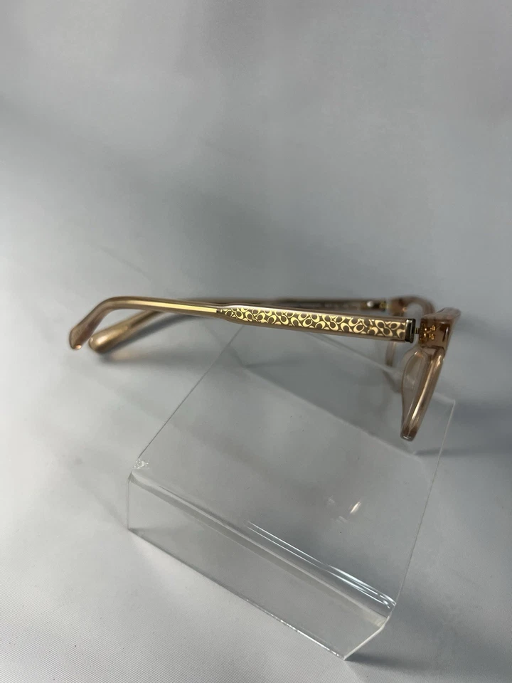 Gafas Coach, solo monturas, HC6143 5561, 54-15-140, champán transparente Foto 2 de 4