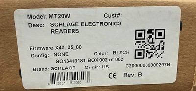 MT20W Schlage WIFI Enrollment Programmer Card Reader New Black USB Read-write